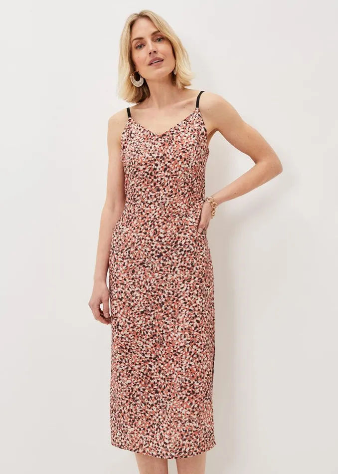 Phase Eight Dresses Ellerie Printed Slip Dress Natural 8211 Women