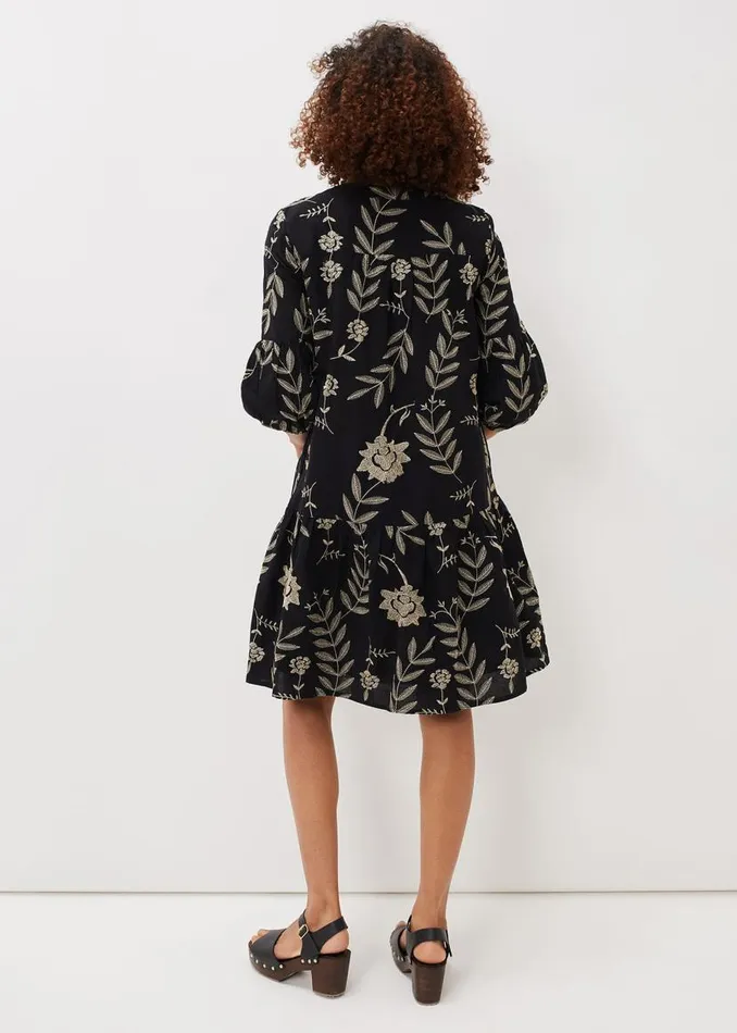 Phase Eight Dresses Gina Embroidered Dress Blackstone 8211 Women
