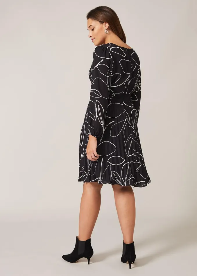 Phase Eight Dresses Hetty Pleated Dress Black 8211 Women