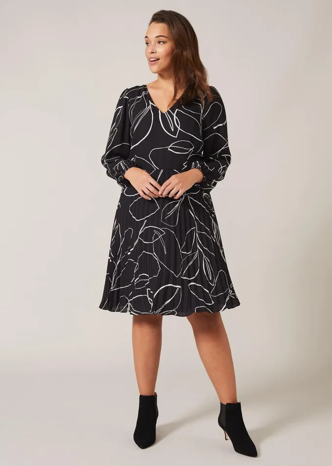 Phase Eight Dresses Hetty Pleated Dress Black 8211 Women