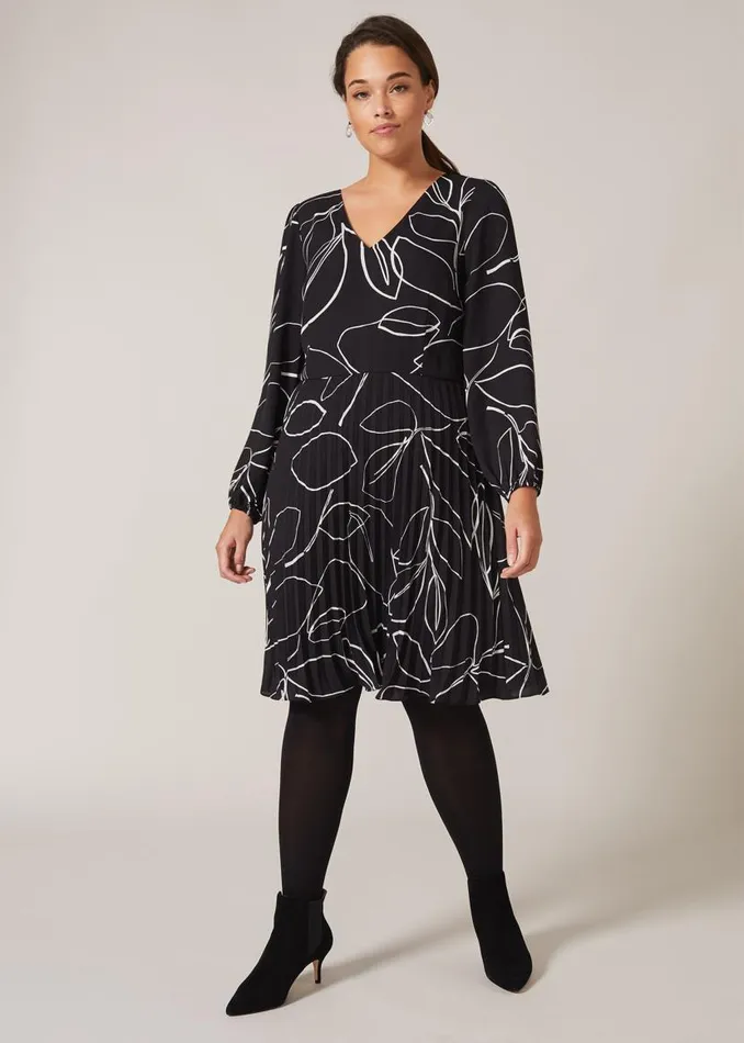 Phase Eight Dresses Hetty Pleated Dress Black 8211 Women