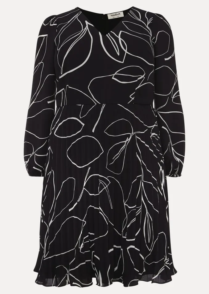 Phase Eight Dresses Hetty Pleated Dress Black 8211 Women