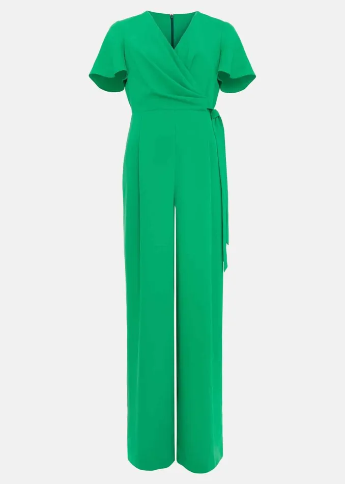 Phase Eight Dresses Julissa Green Wide Leg Jumpsuit Green 8211 Women