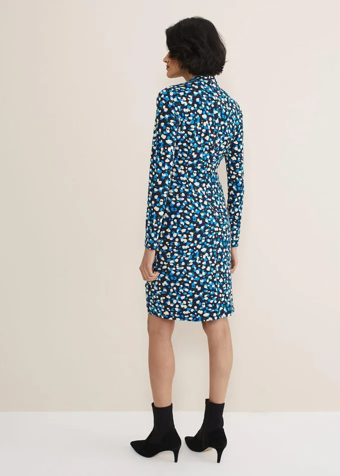 Phase Eight Dresses Juno Ruched V Neck Dotty Bodycon Dress Blue Multi 8211 Women Phase Eight Dresses Juno Ruched V Neck Dotty Bodycon Dress Blue Multi 8211 Women