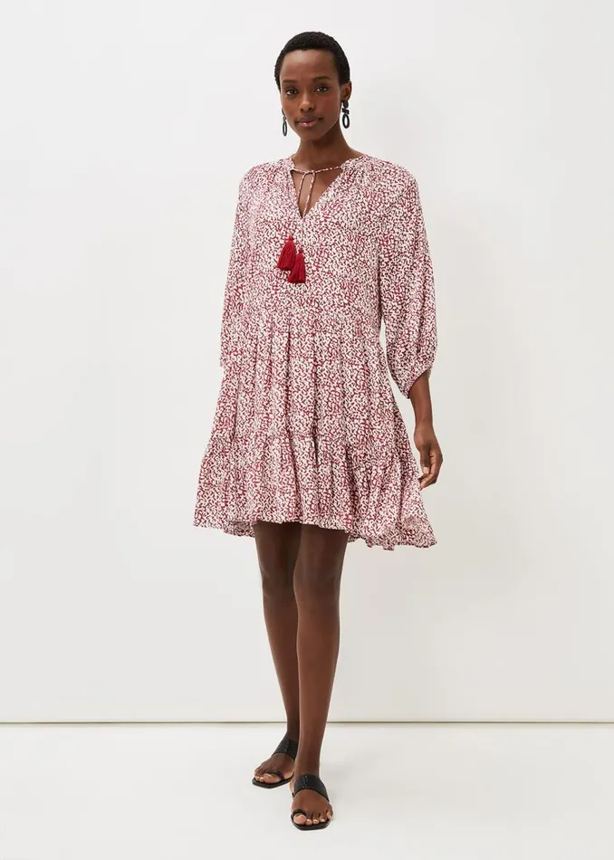 Phase Eight Dresses Lara Print Swing Dress Rustivory 8211 Women