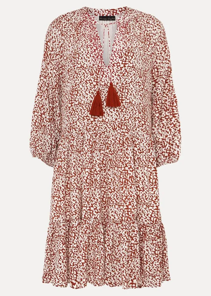 Phase Eight Dresses Lara Print Swing Dress Rustivory 8211 Women
