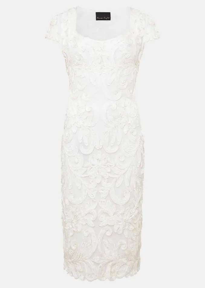 Phase Eight Dresses Layton Tapework Mini Dress Buttermilk 8211 Women