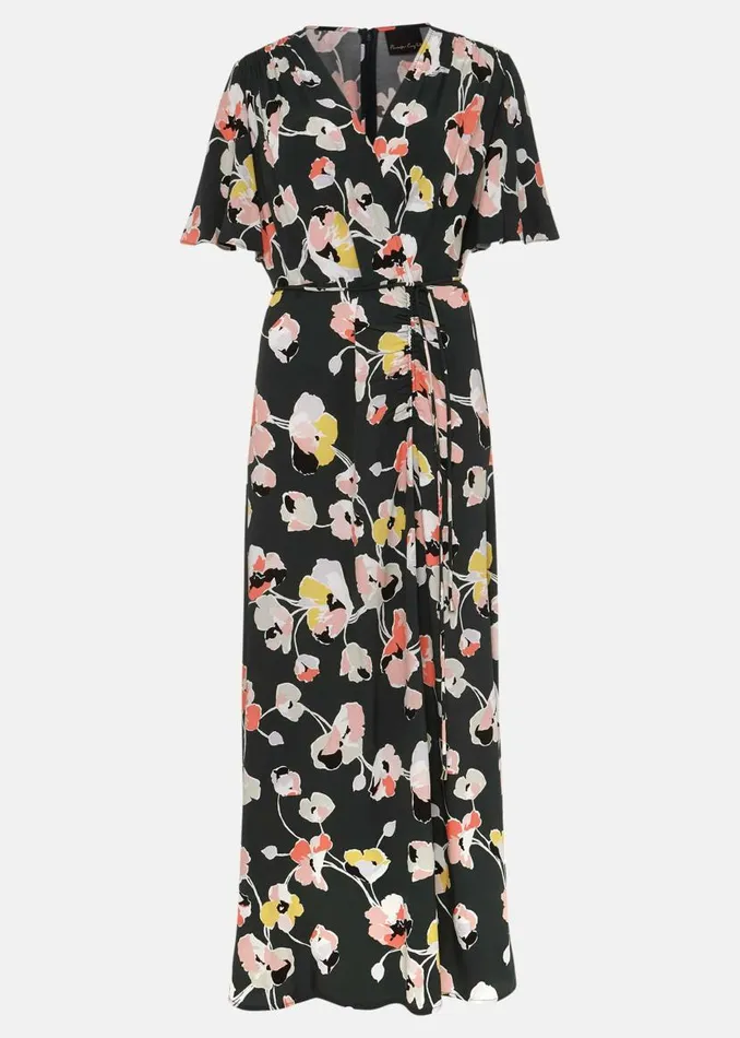 Phase Eight Dresses Malala Floral Midi Dress Green Multi 8211 Women