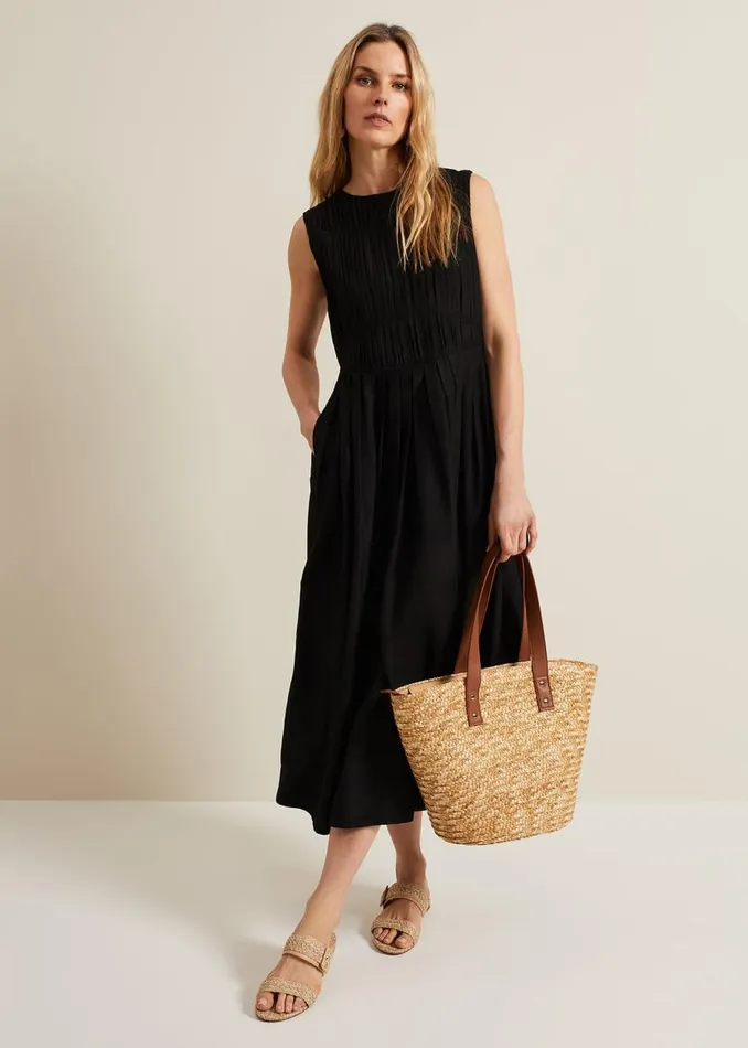 Phase Eight Dresses Nala Black Bodice Mini Dress Black 8211 Women