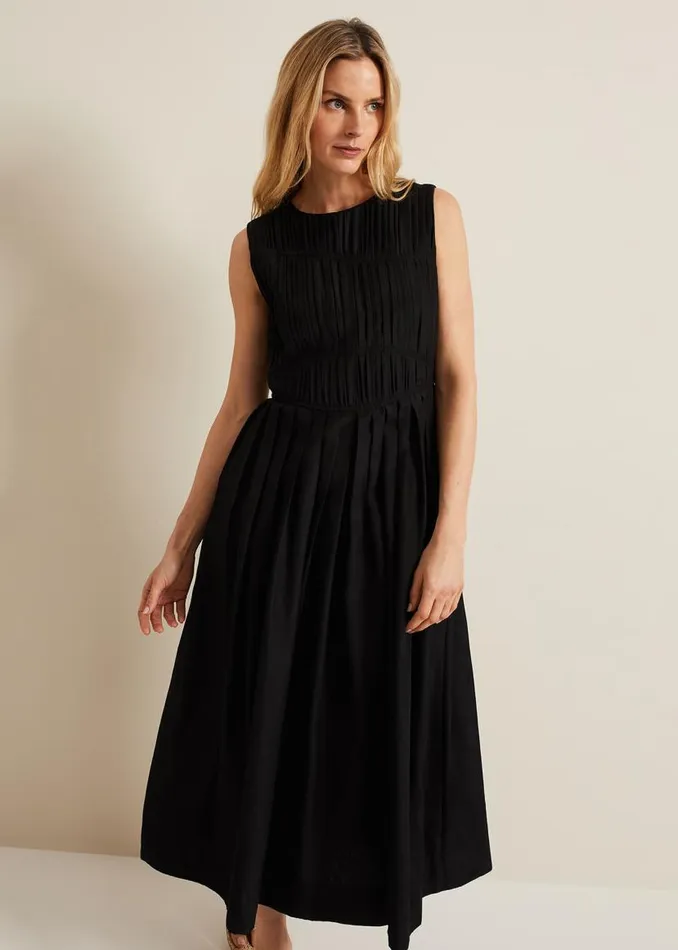 Phase Eight Dresses Nala Black Bodice Mini Dress Black 8211 Women