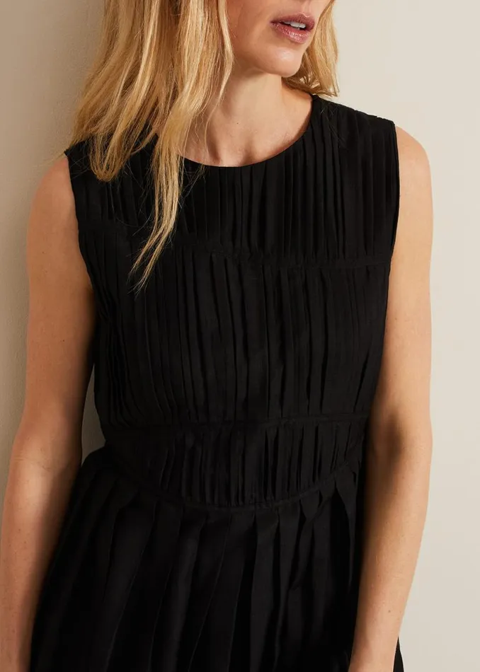 Phase Eight Dresses Nala Black Bodice Mini Dress Black 8211 Women