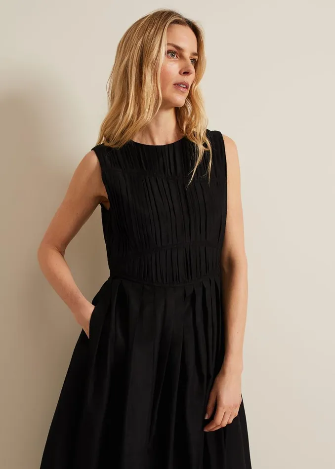 Phase Eight Dresses Nala Black Bodice Mini Dress Black 8211 Women
