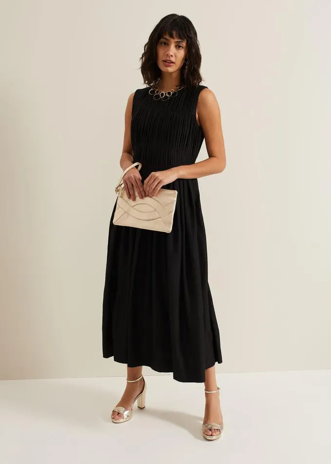Phase Eight Dresses Nala Black Bodice Mini Dress Black 8211 Women