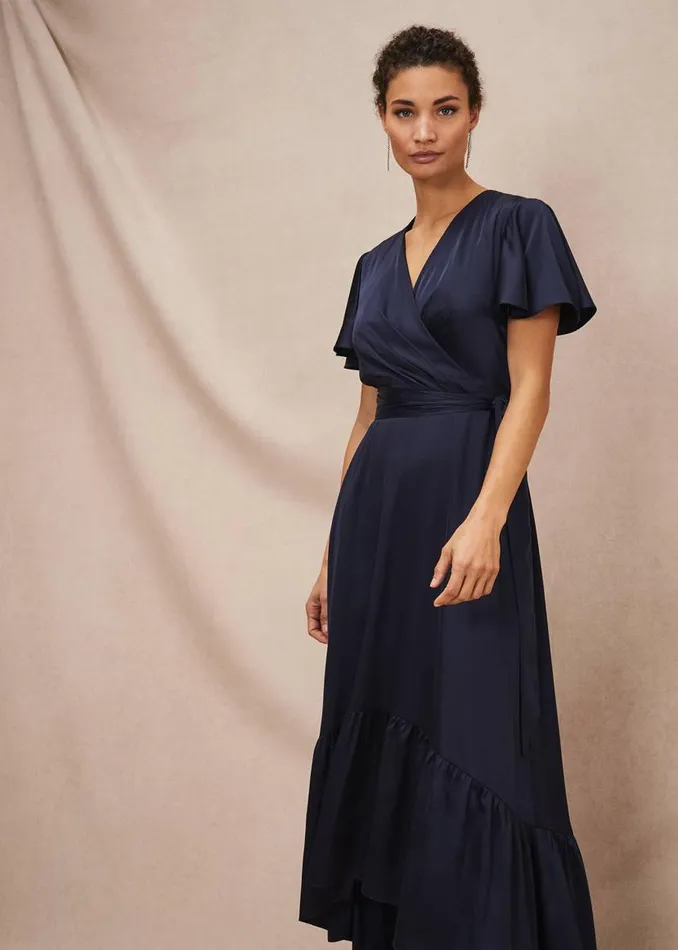 Phase Eight Dresses Nancie Eclipse Hem Dress Navy 8211 Women