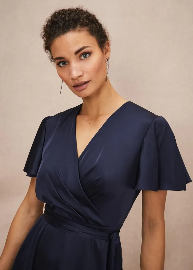 Phase Eight Dresses Nancie Eclipse Hem Dress Navy 8211 Women