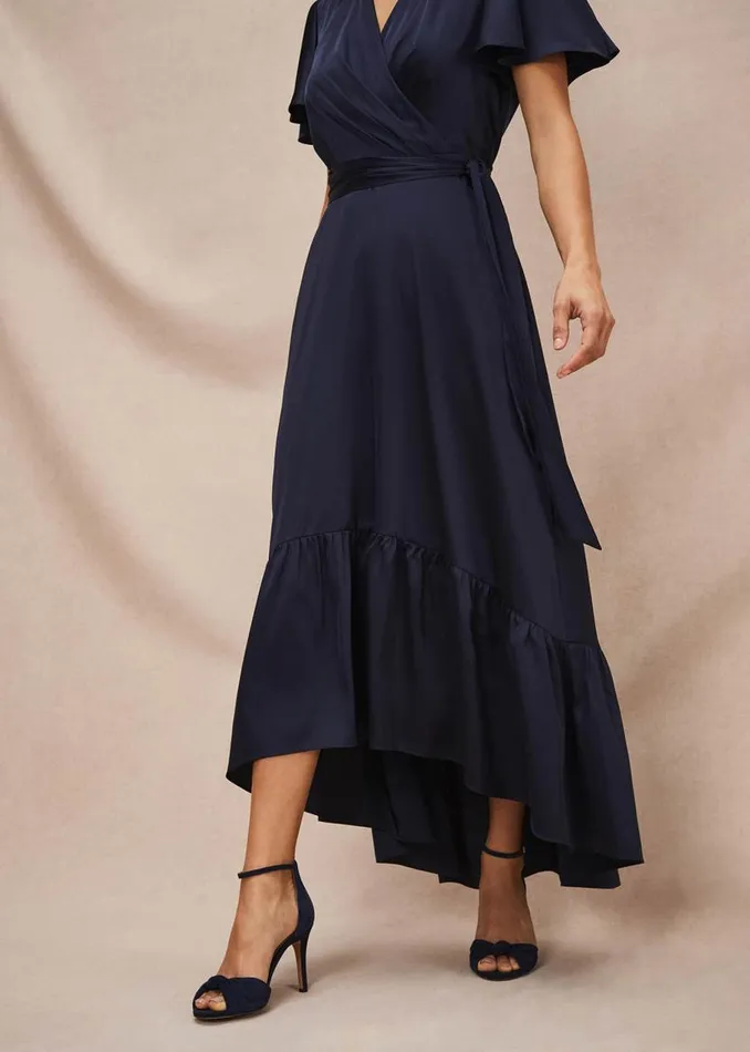 Phase Eight Dresses Nancie Eclipse Hem Dress Navy 8211 Women
