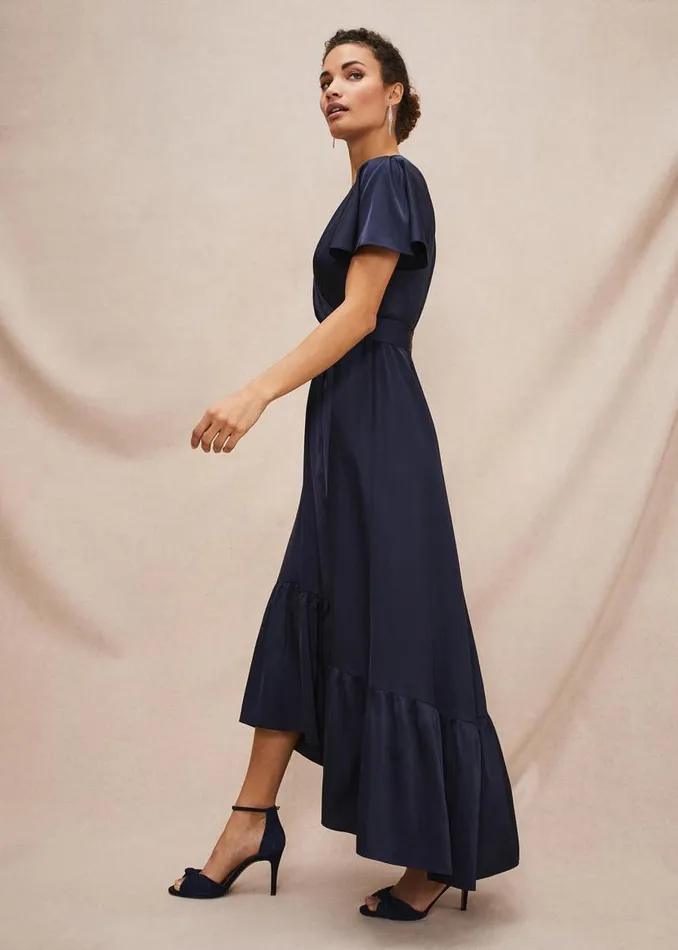 Phase Eight Dresses Nancie Eclipse Hem Dress Navy 8211 Women