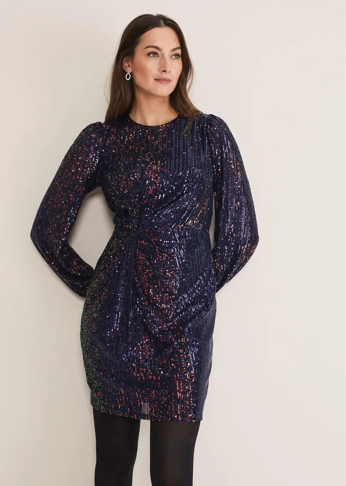 Phase Eight Dresses Orianne Sequin Dress Multicoloured 8211 Women