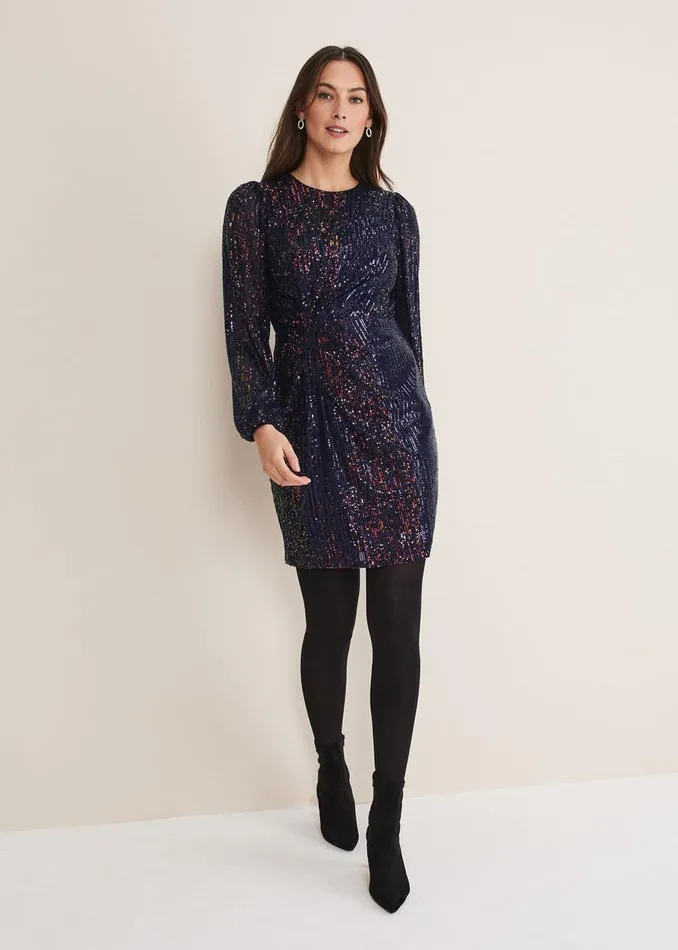 Phase Eight Dresses Orianne Sequin Dress Multicoloured 8211 Women