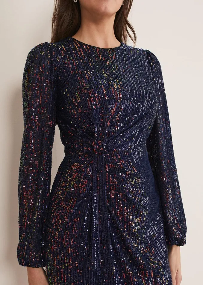 Phase Eight Dresses Orianne Sequin Dress Multicoloured 8211 Women