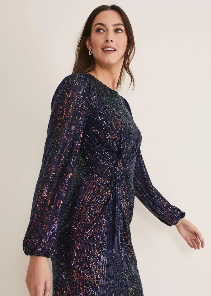 Phase Eight Dresses Orianne Sequin Dress Multicoloured 8211 Women