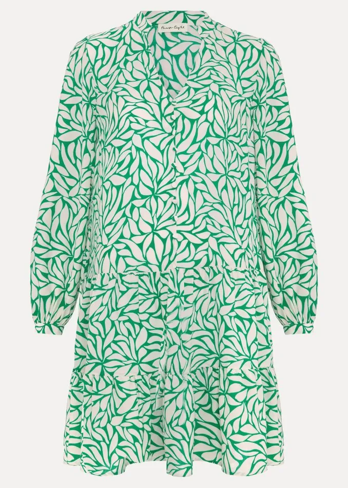 Phase Eight Dresses Penele Leaf Swing Dress Green 8211 Women