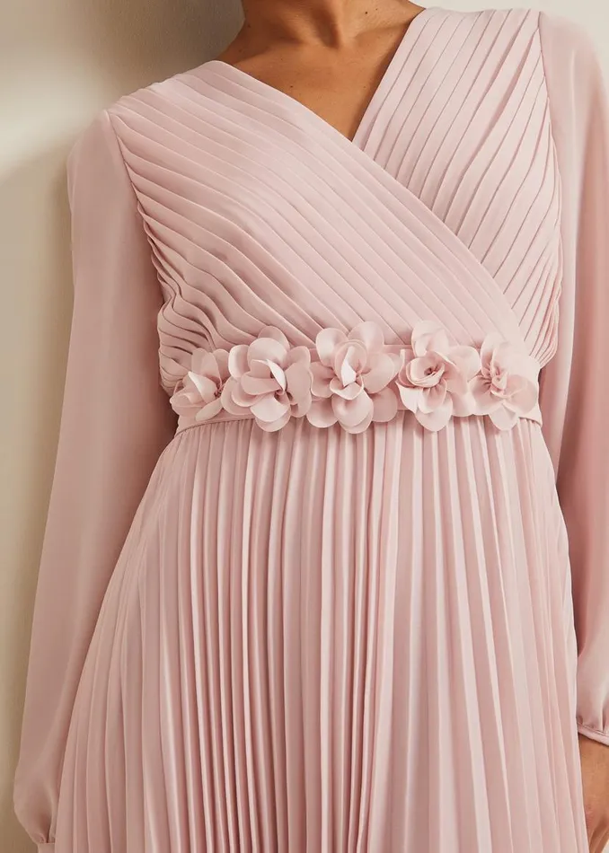 Phase Eight Dresses Petite Alecia Pleated Maxi Dress Antique Rose 8211 Women Phase Eight Dresses Petite Alecia Pleated Maxi Dress Antique Rose 8211 Women