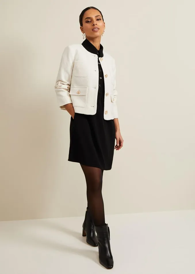 Phase Eight Dresses Petite Claudia Pearl Dress Black 8211 Women