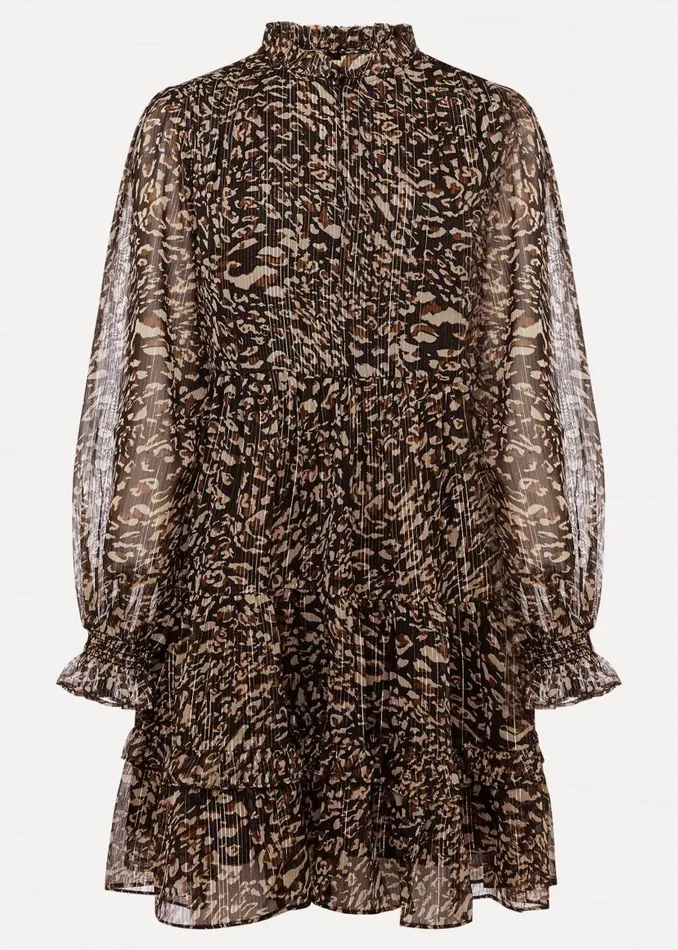 Phase Eight Dresses Petite Shreya Leopard Swing Dress Neutral 8211 Women