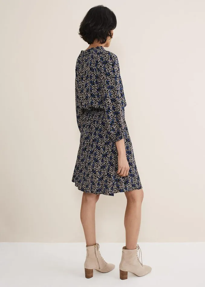 Phase Eight Dresses Phillipa Floral Swing Dress Navy 8211 Women