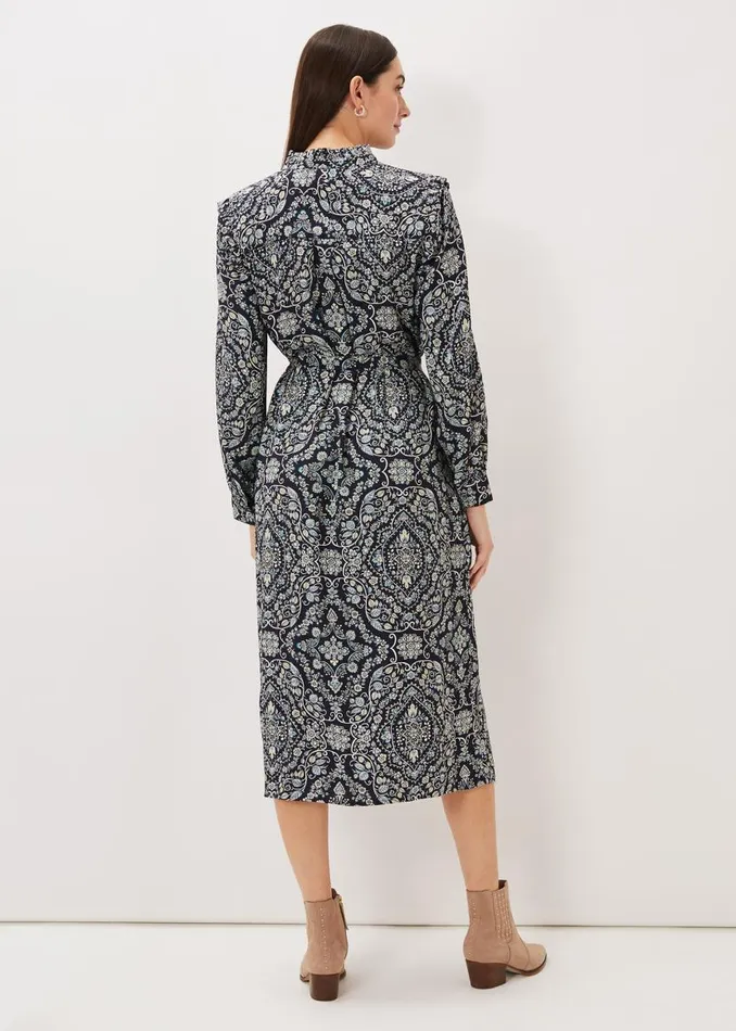 Phase Eight Dresses Polly Paisley Print Midi Dress Multicoloured 8211 Women