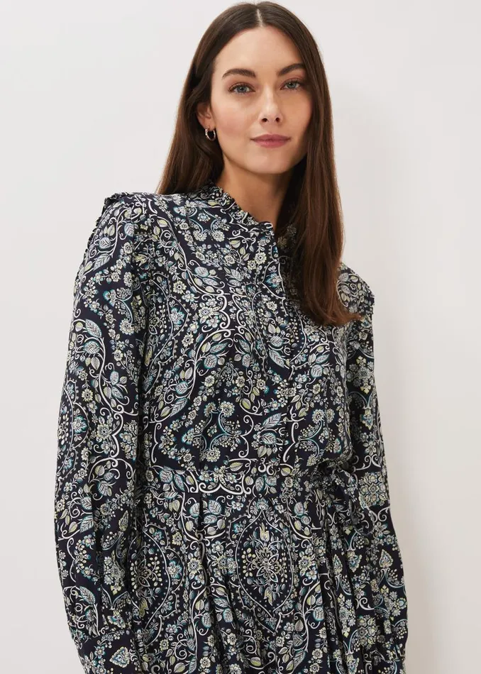Phase Eight Dresses Polly Paisley Print Midi Dress Multicoloured 8211 Women
