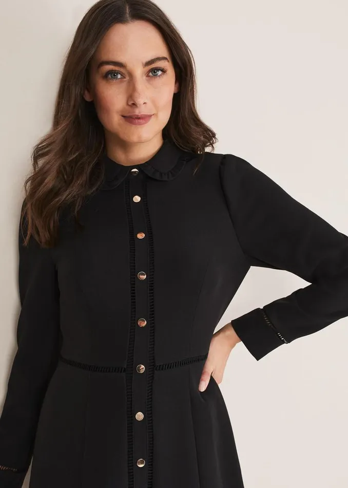 Phase Eight Dresses Rosa Tailored Dress Black 8211 Women