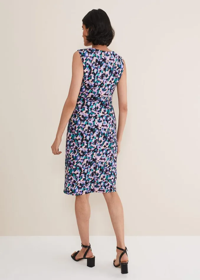 Phase Eight Dresses Sasha Side Tie Jersey Dress Multicoloured 8211 Women