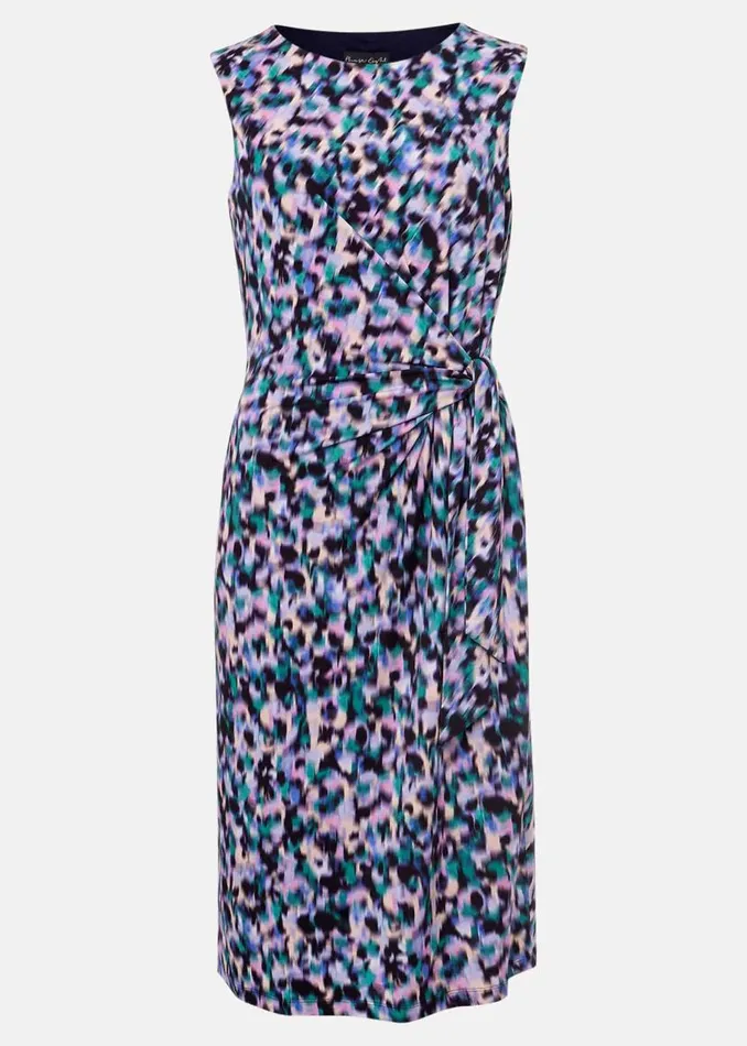 Phase Eight Dresses Sasha Side Tie Jersey Dress Multicoloured 8211 Women