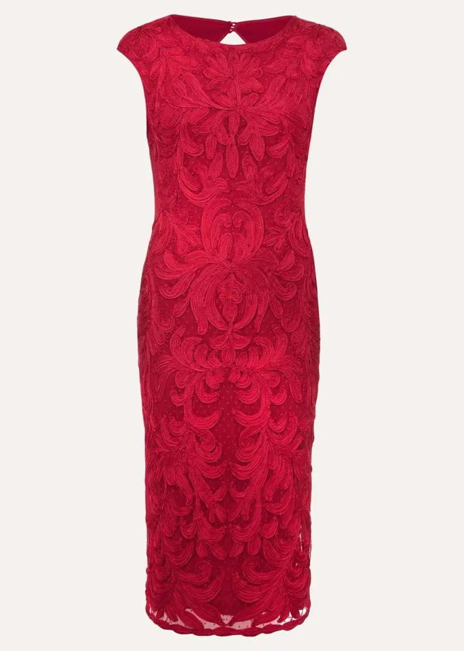 Phase Eight Dresses Tania Tapework Mini Dress Raspberry 8211 Women