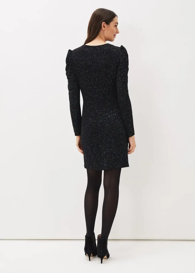 Phase Eight Dresses Venus Shimmer Dress Black 8211 Women