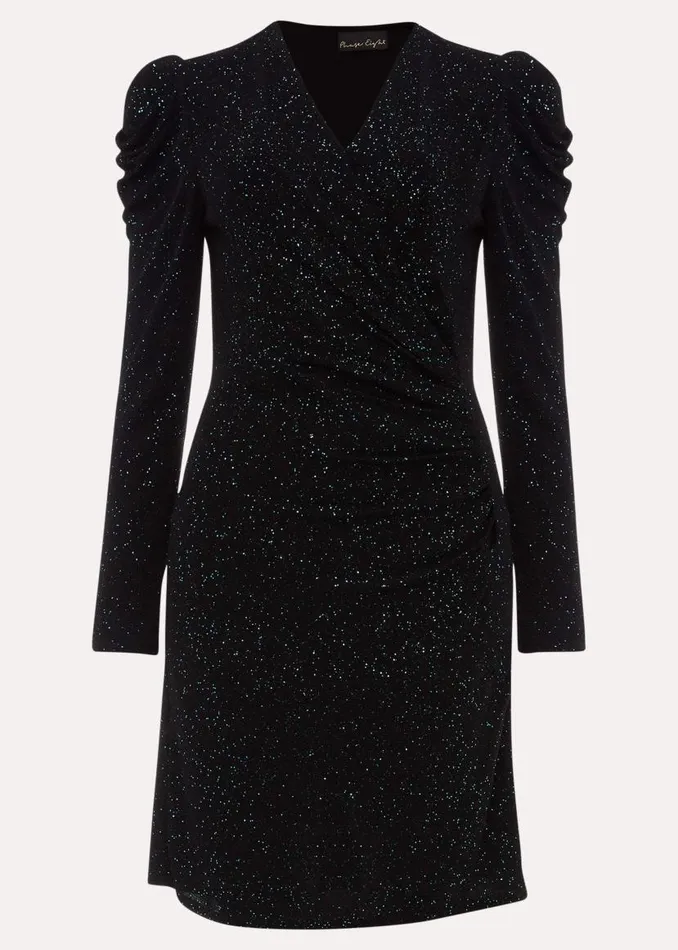 Phase Eight Dresses Venus Shimmer Dress Black 8211 Women