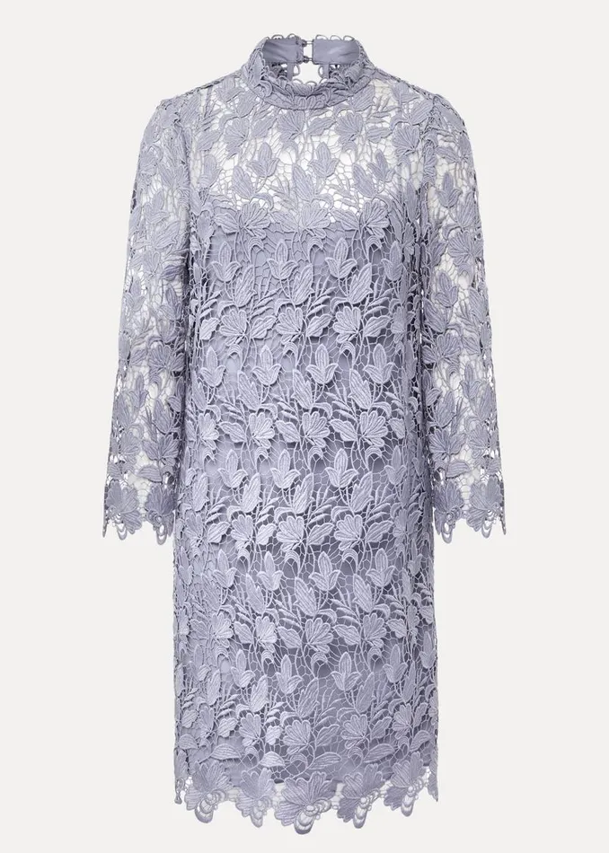 Phase Eight Dresses Verity Floral Lace Dress Cornflower 8211 Women