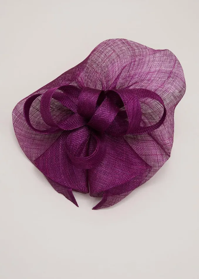 Phase Eight Fascinators and Hats Freeform Bow Disc Fascinator Purple 8211 Women Phase Eight Fascinators and Hats Freeform Bow Disc Fascinator Purple 8211 Women