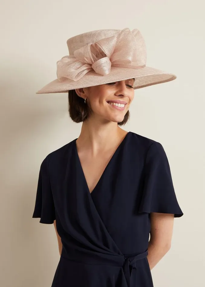 Phase Eight Fascinators and Hats Layered Bow Hat Latte 8211 Women