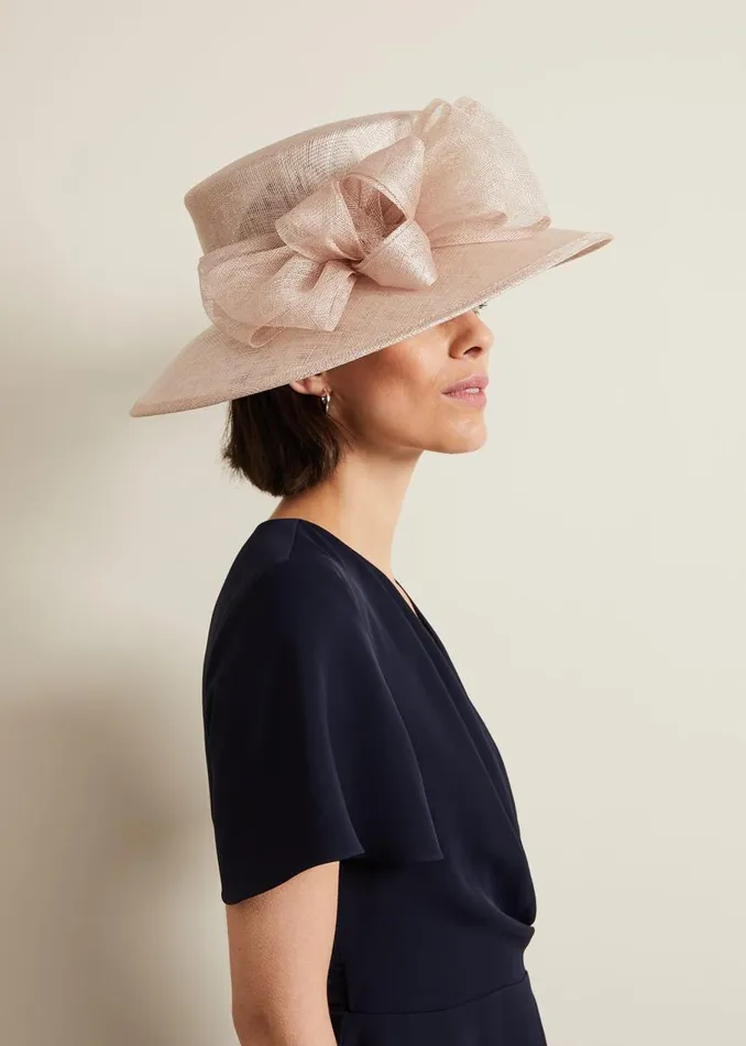 Phase Eight Fascinators and Hats Layered Bow Hat Latte 8211 Women
