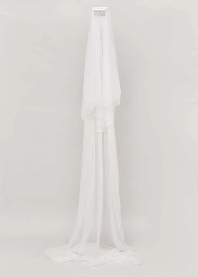 Phase Eight Fascinators and Hats Long Double Tier Veil Ivory 8211 Women