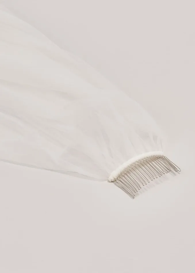 Phase Eight Fascinators and Hats Long Double Tier Veil Ivory 8211 Women