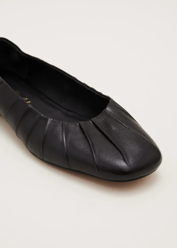 Phase Eight Flats Elasticated Pump Black 8211 Women