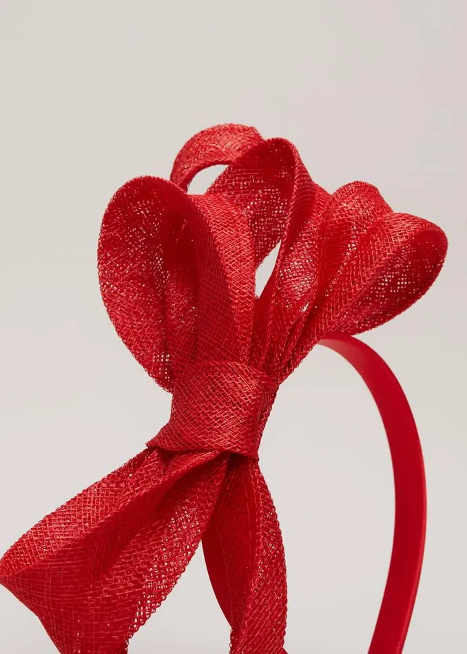 Phase Eight Headbands Bow Twist Headband Vermillion 8211 Women