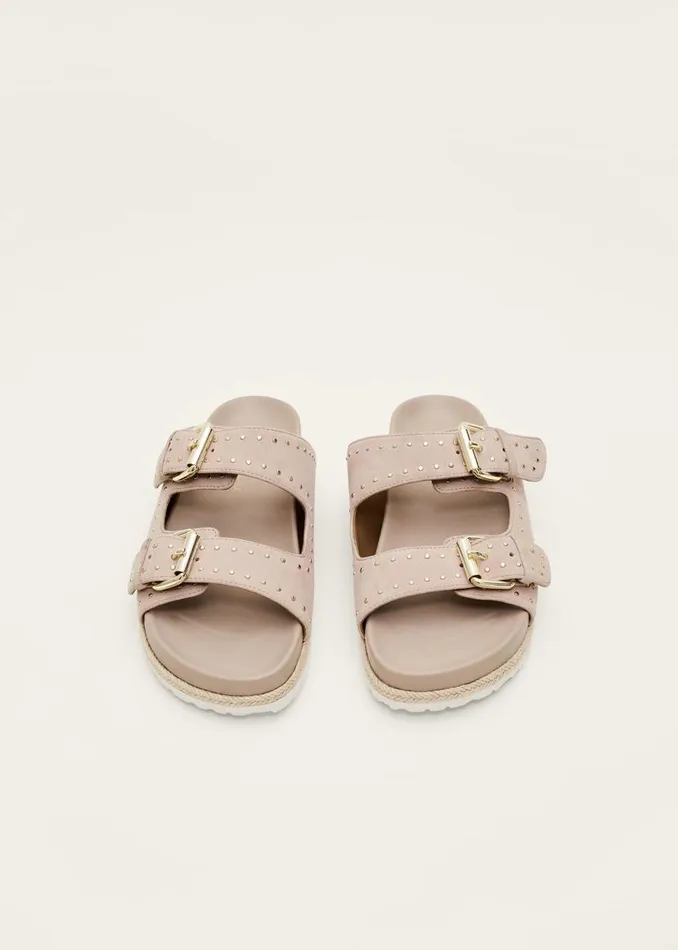 Phase Eight Heels Double Buckle Sandal Neutral 8211 Women