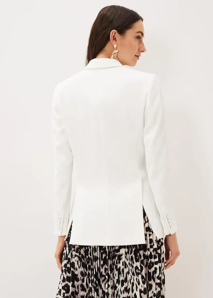 Phase Eight Jackets Amy Relaxed Jacket Ivory 8211 Women