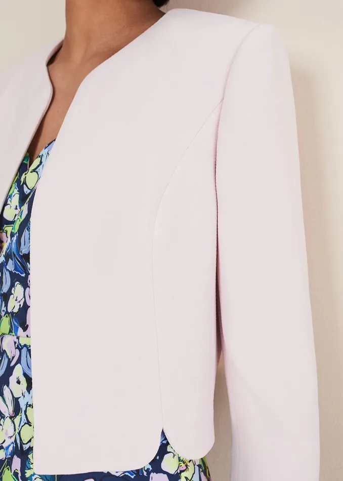Phase Eight Jackets Cara Textured Jacket Misty Mauve 8211 Women