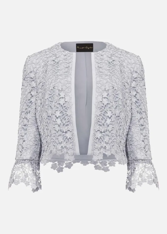 Phase Eight Jackets Mariposa Lace Occasion Jacket Mineral 8211 Women